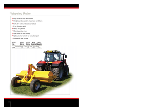 Rouleaux pour des champs et prairies Twose S-WH 8