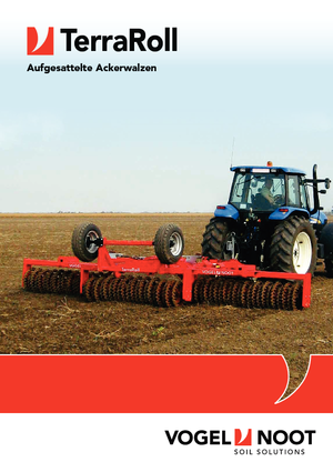 Rouleaux pour des champs et prairies Vogel & Noot TerraRoll 830