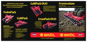 Rouleaux pour des champs et prairies Brix Twinn 600 FH