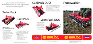 Rouleaux pour des champs et prairies Brix Twinn 400 FH