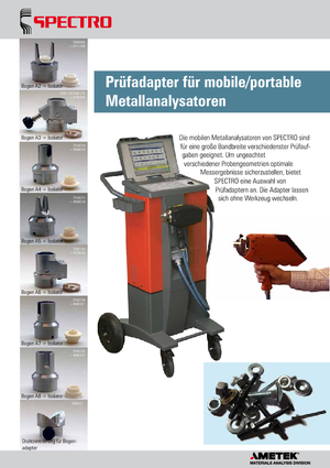 Analyseurs de métaux Spectro SPECTRO iSORT