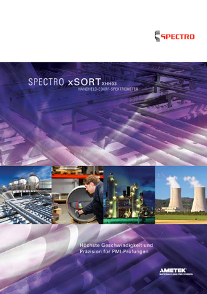 Analyseurs de métaux Spectro SPECTRO xSORT