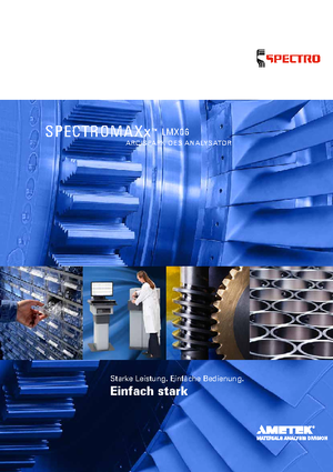 Analyseurs de métaux Spectro SPECTROMAXx