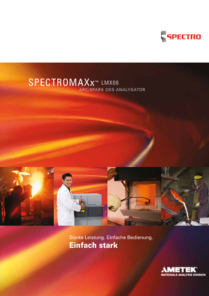 Analyseurs de métaux Spectro SPECTROMAXx