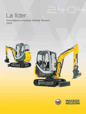 Mini Pelles Wacker Neuson 2404