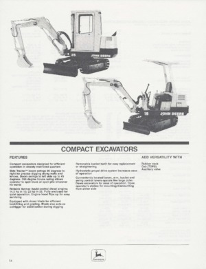 Mini Pelles John Deere Construction 25