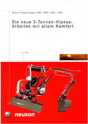 Mini Pelles Neuson 2503