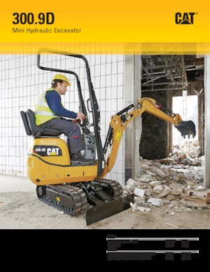 Mini Pelles Caterpillar 300.9D