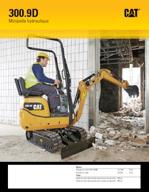 Mini Pelles Caterpillar 300.9D