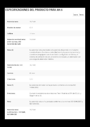 Mini Pelles Caterpillar 301.6