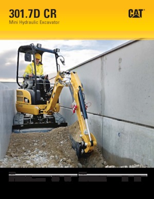 Mini Pelles Caterpillar 301.7D CR