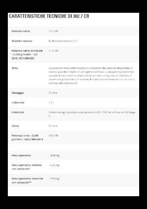 Mini Pelles Caterpillar 302.7 CR