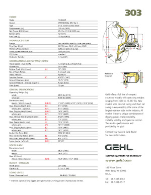 Mini Pelles Gehl 303