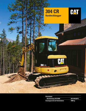 Mini Pelles Caterpillar 304 C R
