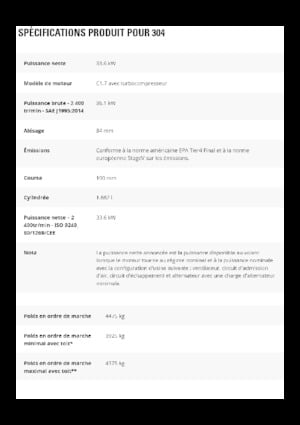 Mini Pelles Caterpillar 304