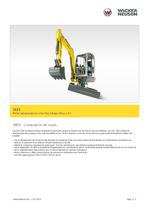 Mini Pelles Wacker Neuson 38 Z 3