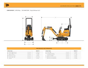 Mini Pelles JCB 8008