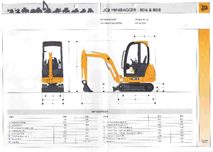 Mini Pelles JCB 8016
