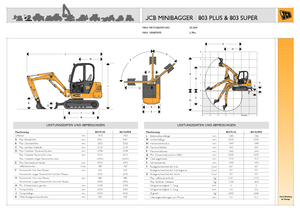 Mini Pelles JCB 803 Plus