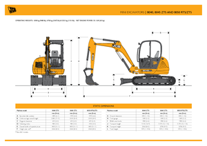 Mini Pelles JCB 8045 ZTS