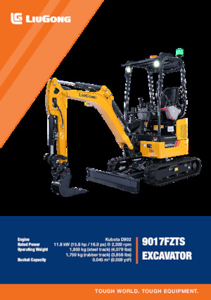 Mini Pelles Liugong 9017FZTS