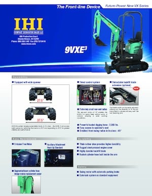 Mini Pelles Kato 9VX-3 Electric