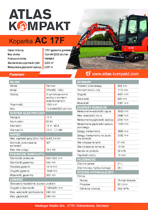 Mini Pelles Atlas Kompakt AC 17F