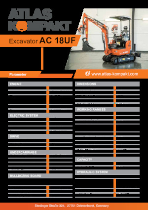 Mini Pelles Atlas Kompakt AC 18UF