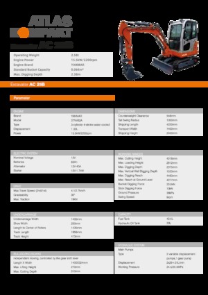 Mini Pelles Atlas Kompakt AC 25B