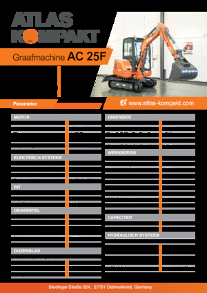 Mini Pelles Atlas Kompakt AC 25F 