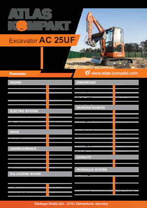 Mini Pelles Atlas Kompakt AC 25UF