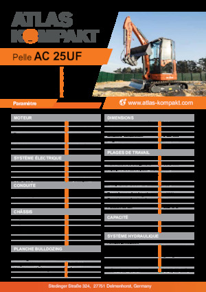 Mini Pelles Atlas Kompakt AC 25UF