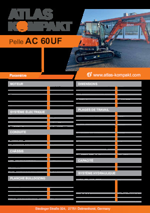 Mini Pelles Atlas Kompakt AC 60UF