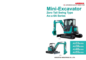 Mini Pelles Airman AX 38 U 6A