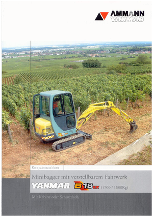 Mini Pelles Yanmar B 18 EX