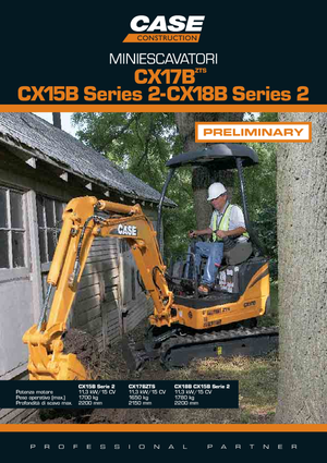 Mini Pelles Case CX17B ZTS