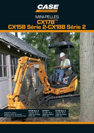 Mini Pelles Case CX17B ZTS