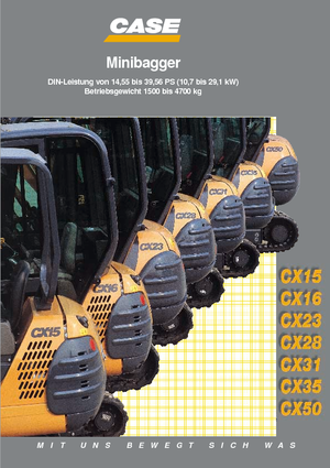 Mini Pelles Case CX 31