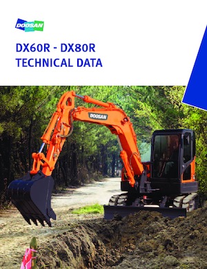 Mini Pelles Doosan DX 60 R