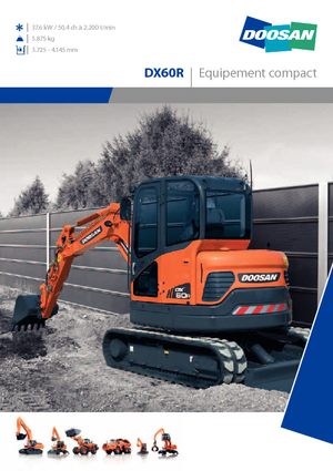 Mini Pelles Doosan DX 60 R