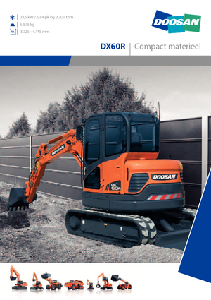 Mini Pelles Doosan DX 60 R