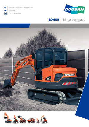 Mini Pelles Doosan DX 60 R
