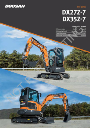 Mini Pelles Doosan DX27Z-7