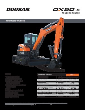 Mini Pelles Doosan DX50-5