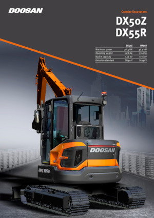 Mini Pelles Doosan DX50Z-7