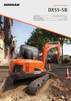 Mini Pelles Doosan DX55-5B