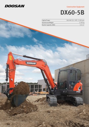 Mini Pelles Doosan DX60-5B