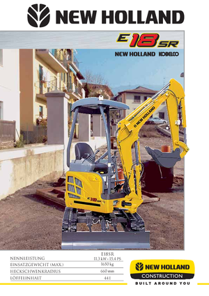 Mini Pelles New Holland E18SR