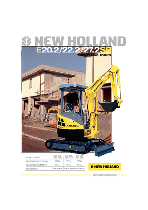 Mini Pelles New Holland E22.2SR