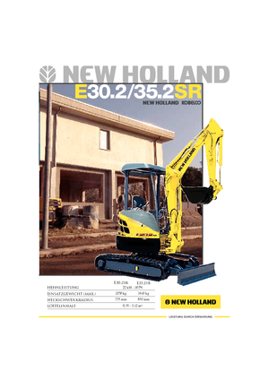 Mini Pelles New Holland E30.2SR